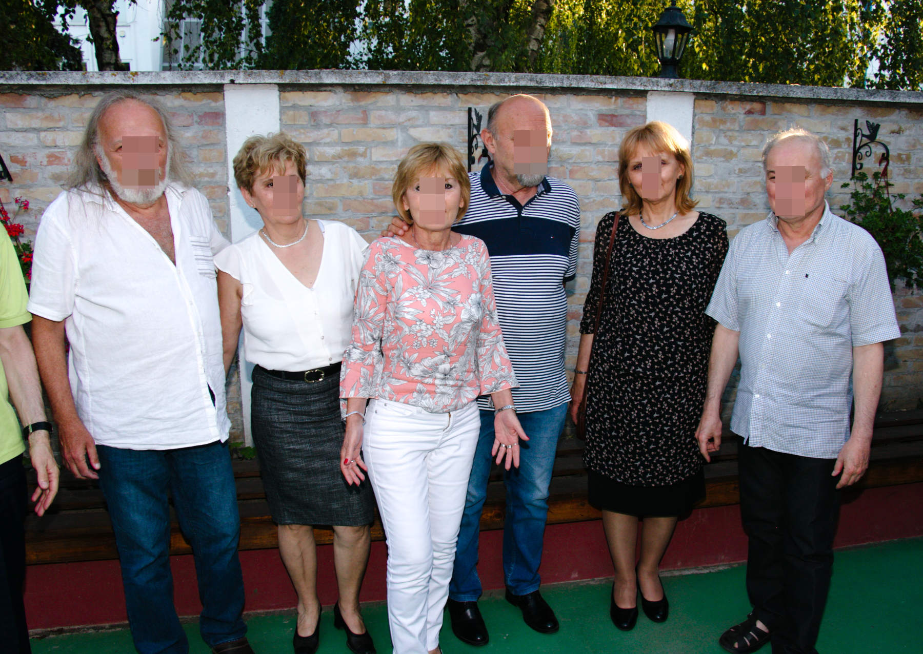 from left: I, Mima, Dragana, Paja, J.J., Borko